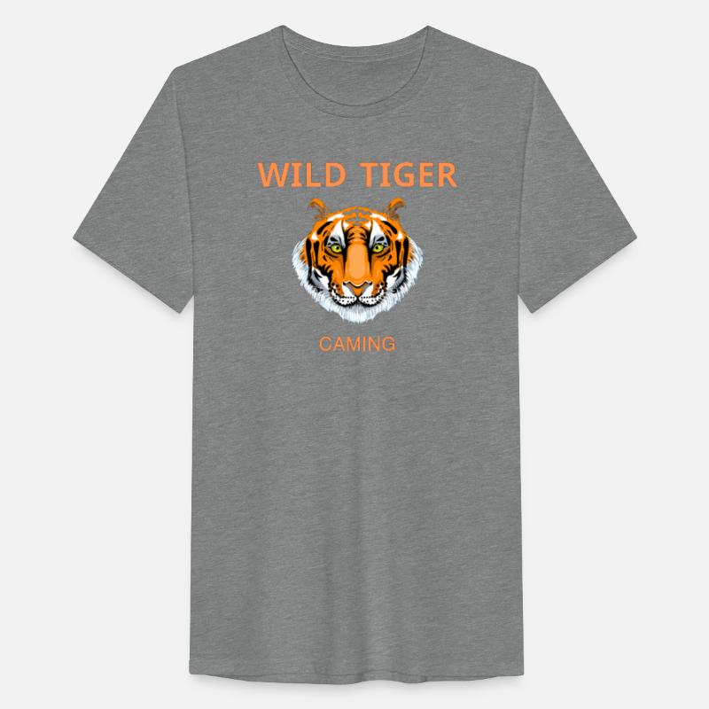 T-shirt with a tiger head on it