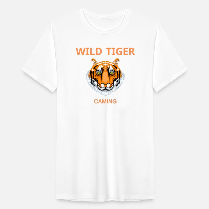T-shirt with a tiger head on it
