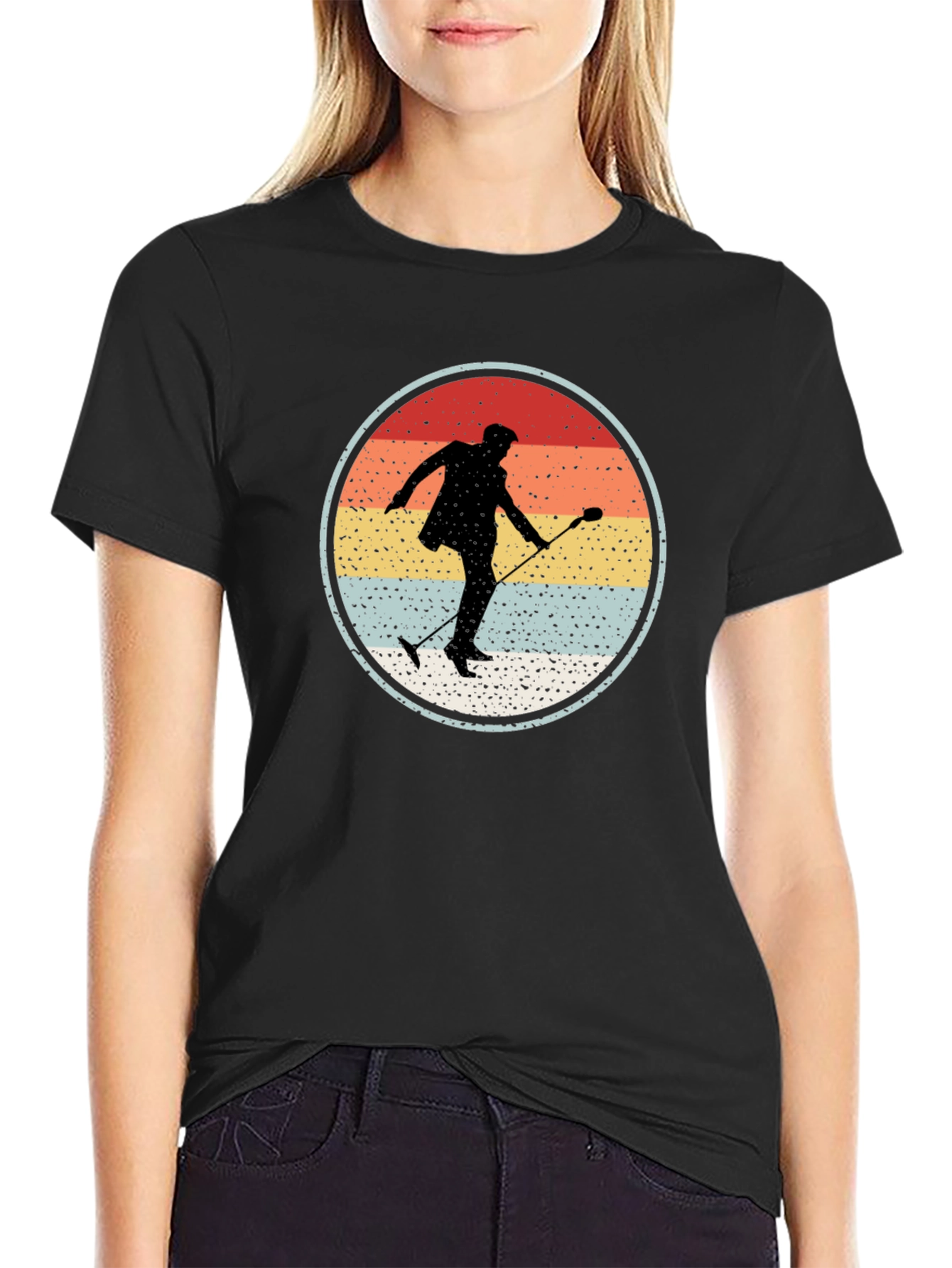 Retro Singer Silhouette T-Shirt