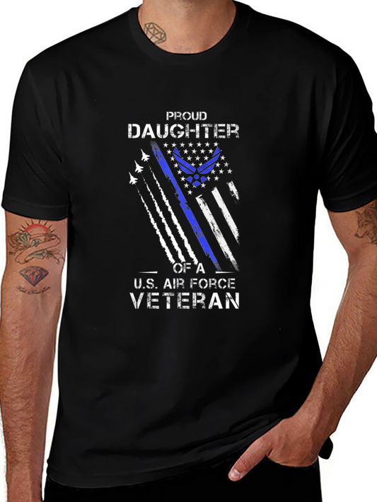 Proud Daughter U.S. Air Force Veteran T-Shirt