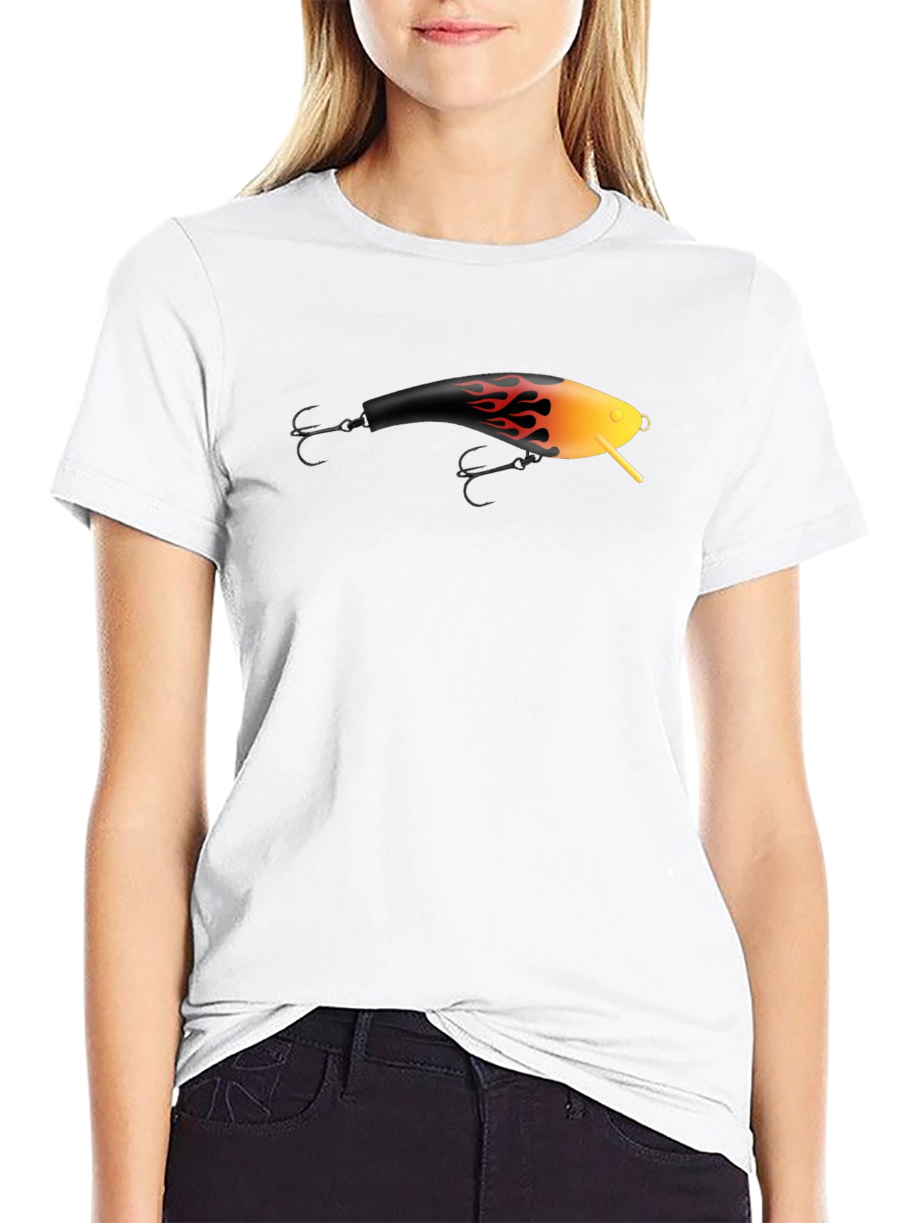 Fishing Lure Graphic Tee - Black T-Shirt