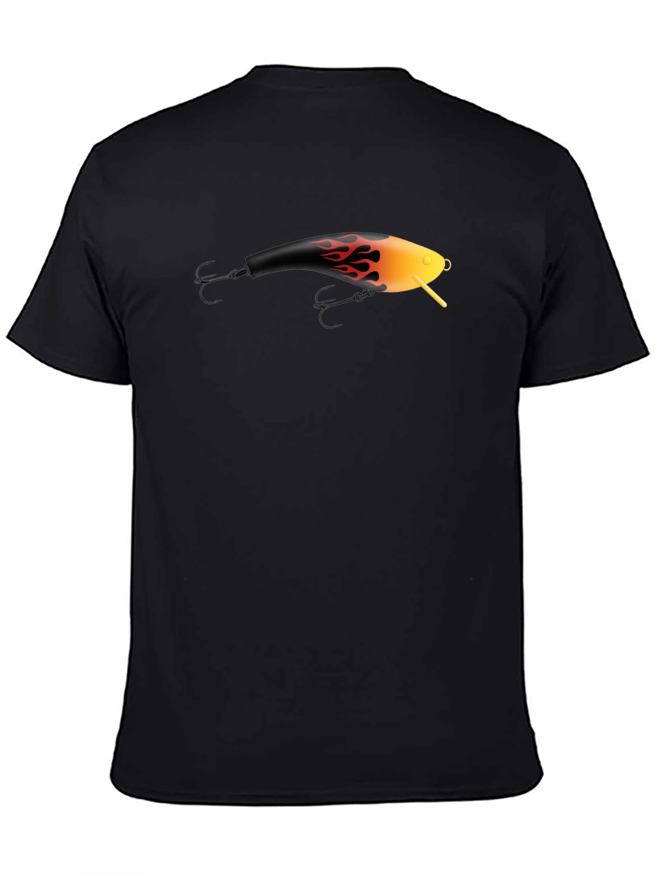 Fishing Lure Graphic Tee - Black T-Shirt