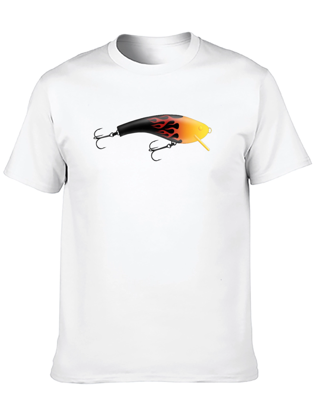 Fishing Lure Graphic Tee - Black T-Shirt