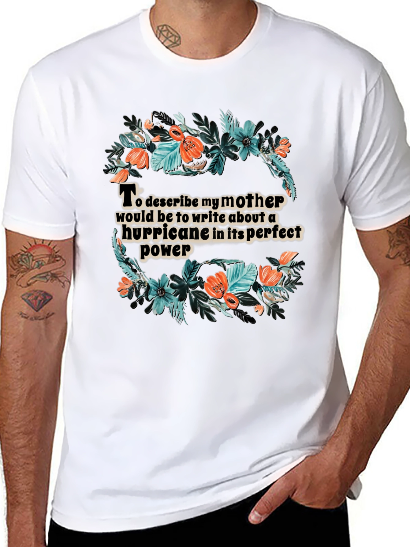 Floral Hurricane Mother T-Shirt