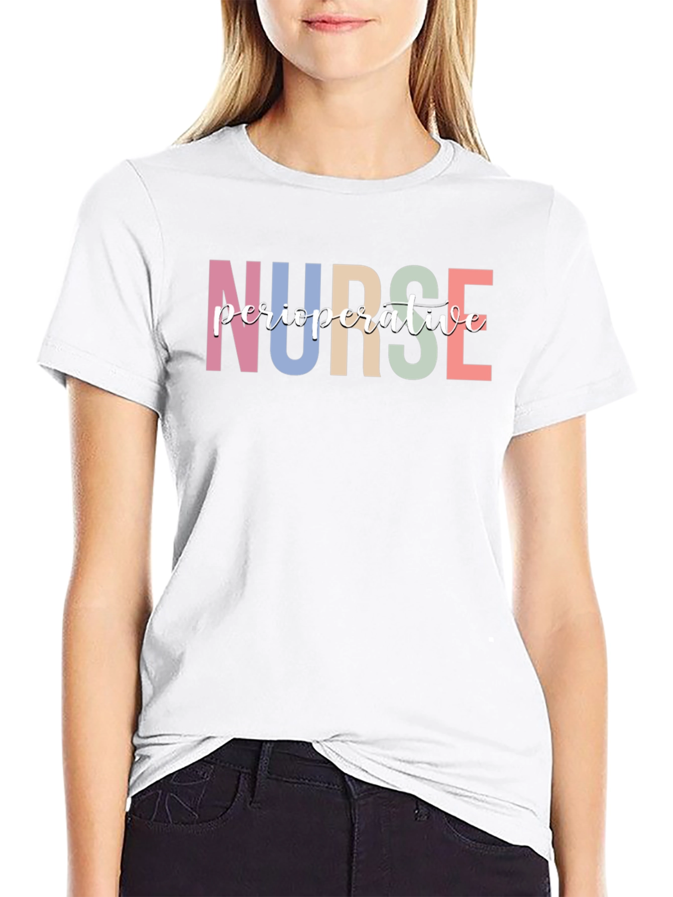 Nurse Peroperative Black T-Shirt