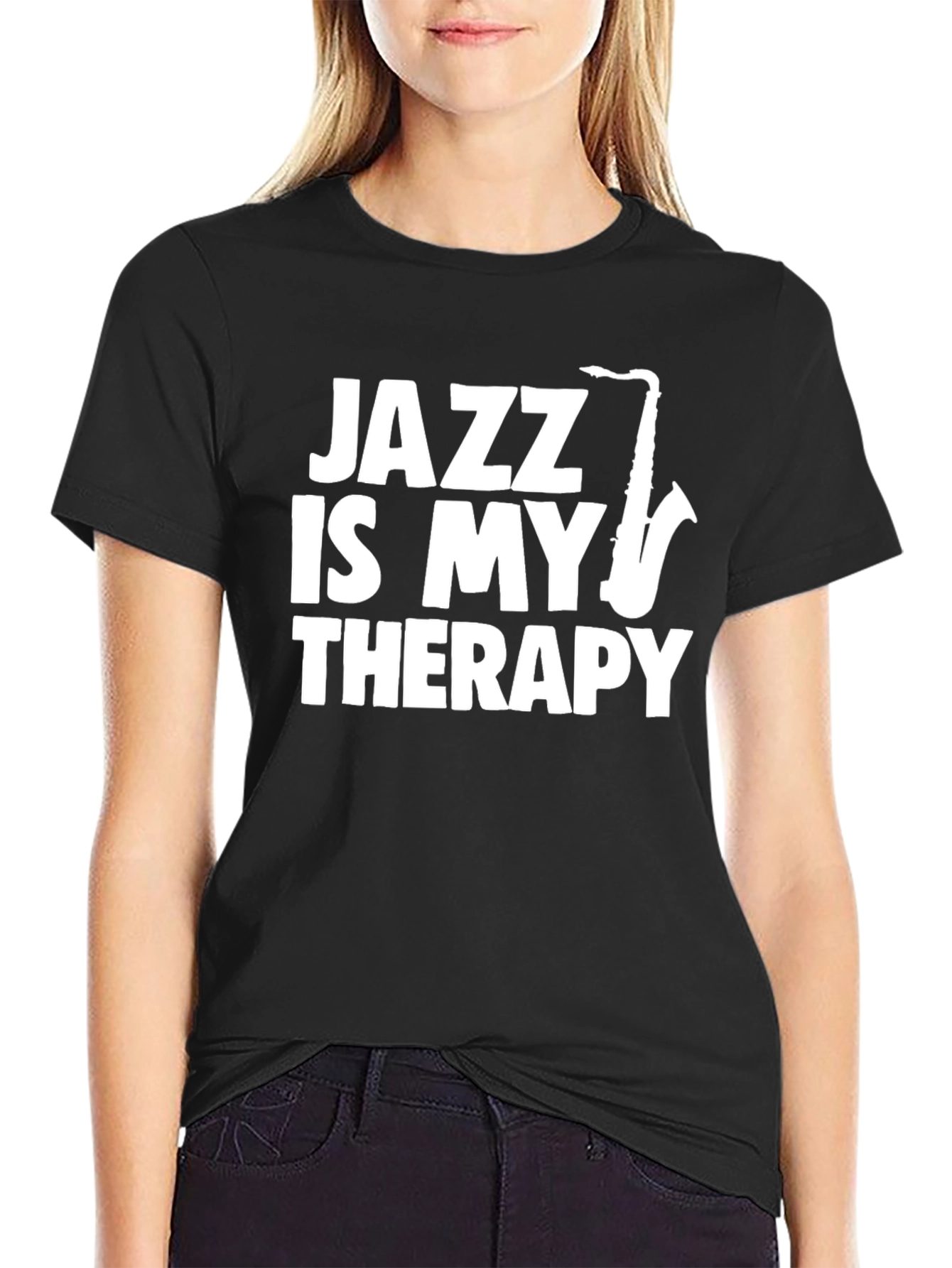 Jazz Is My Therapy Graphic T-Shirt