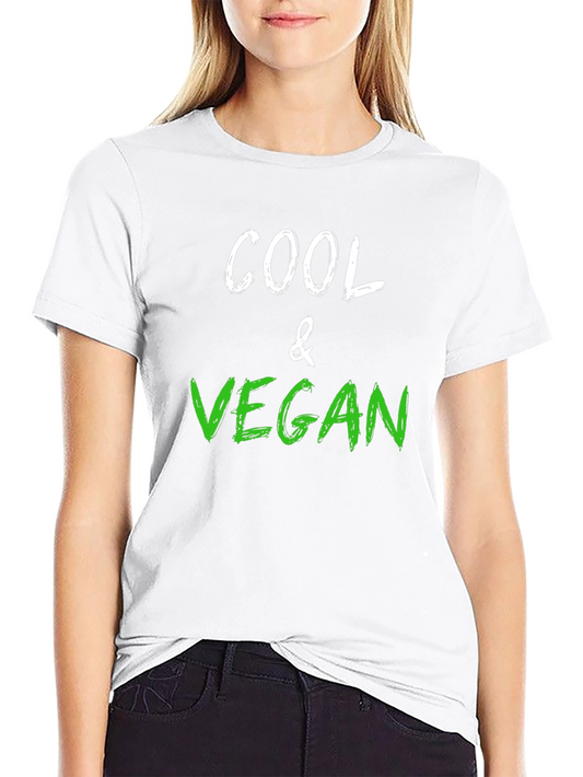 Cool & Vegan Graphic Tee - Stylish Vegan Lifestyle Shirt