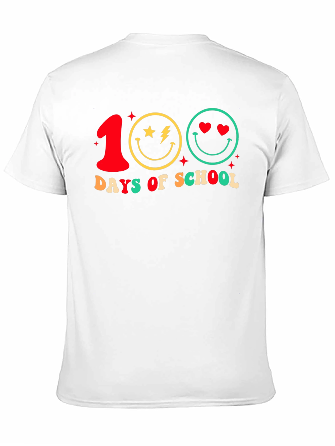 100 Days of School Smiley Face T-Shirt