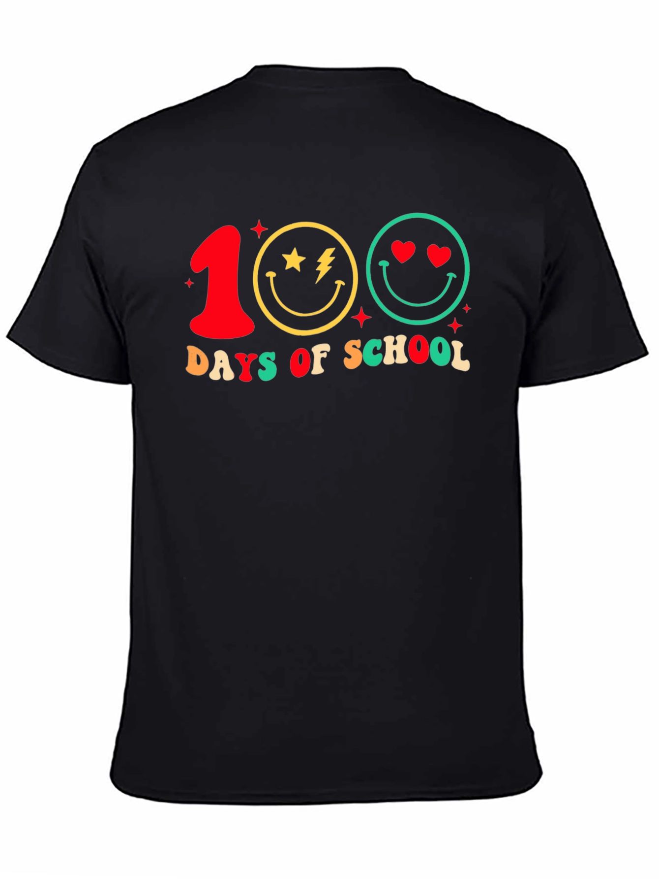 100 Days of School Smiley Face T-Shirt