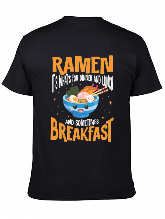 Ramen Lover Graphic Tee - Dinner Lunch & Breakfast