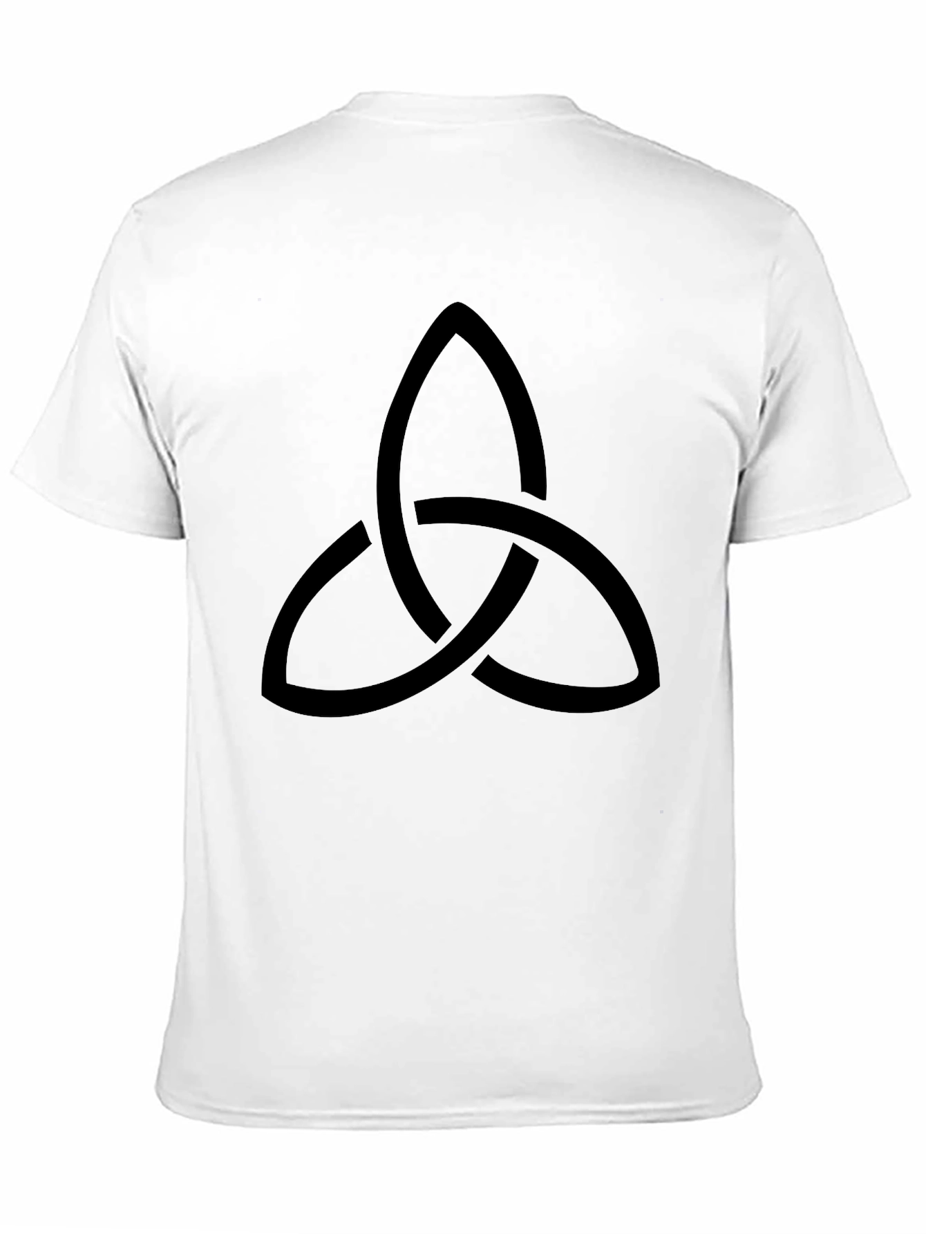 Triquetra Knot Graphic Tee - Black Cotton Blend