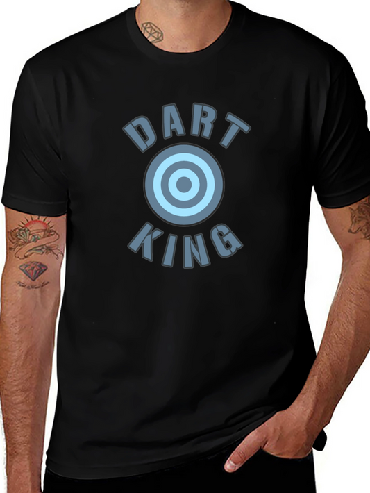 Dart King Graphic Tee - Black Short Sleeve Shirt