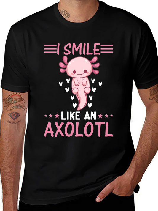 I Smile Like An Axolotl Graphic T-Shirt