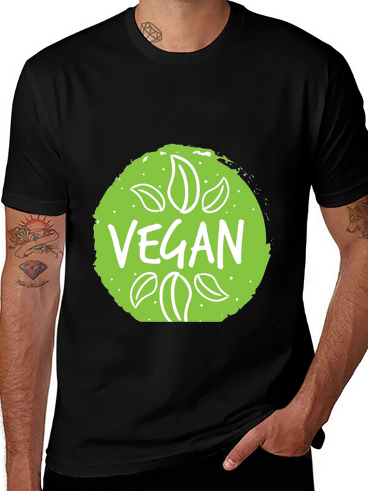Vegan Graphic Tee - Unisex Soft Cotton Blend T-Shirt