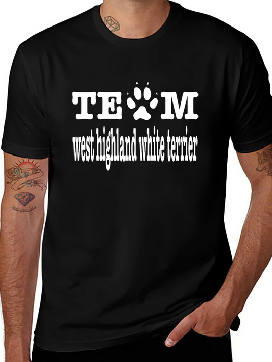 West Highland White Terrier T-Shirt: Team Dog Paw Tee