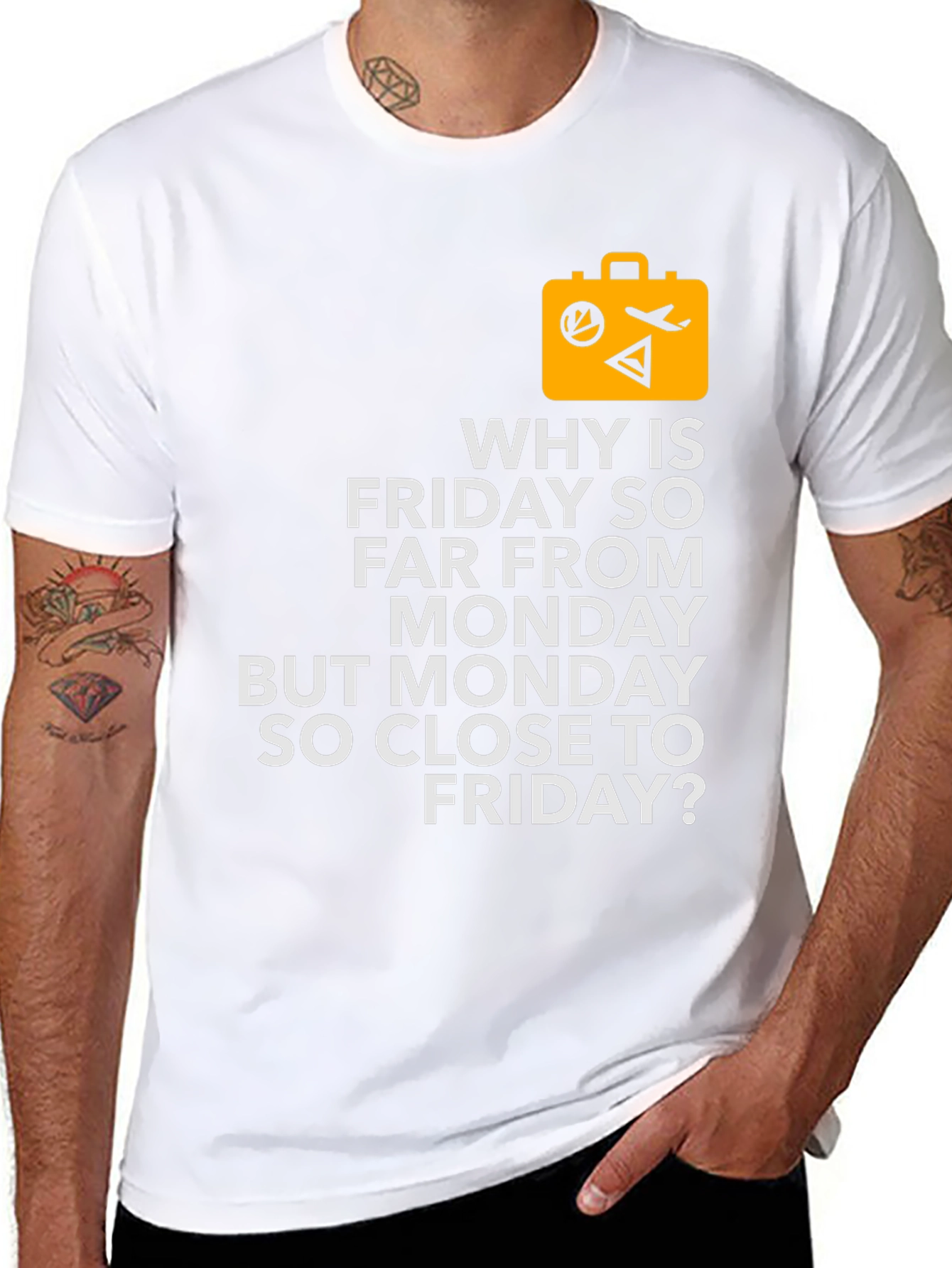 Funny Travel T-Shirt - Why is Friday So Far?