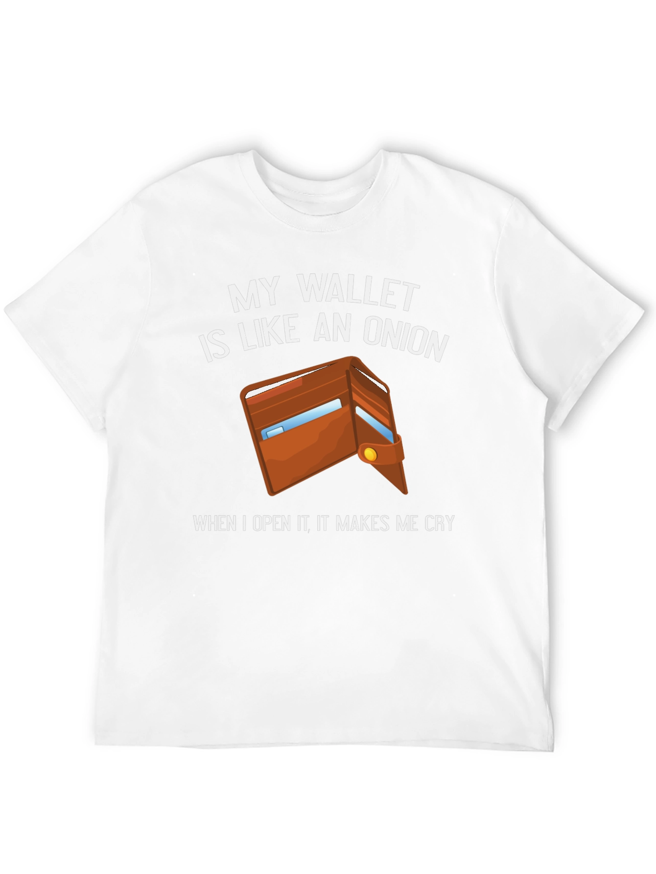 Funny Wallet Onion Graphic T-Shirt