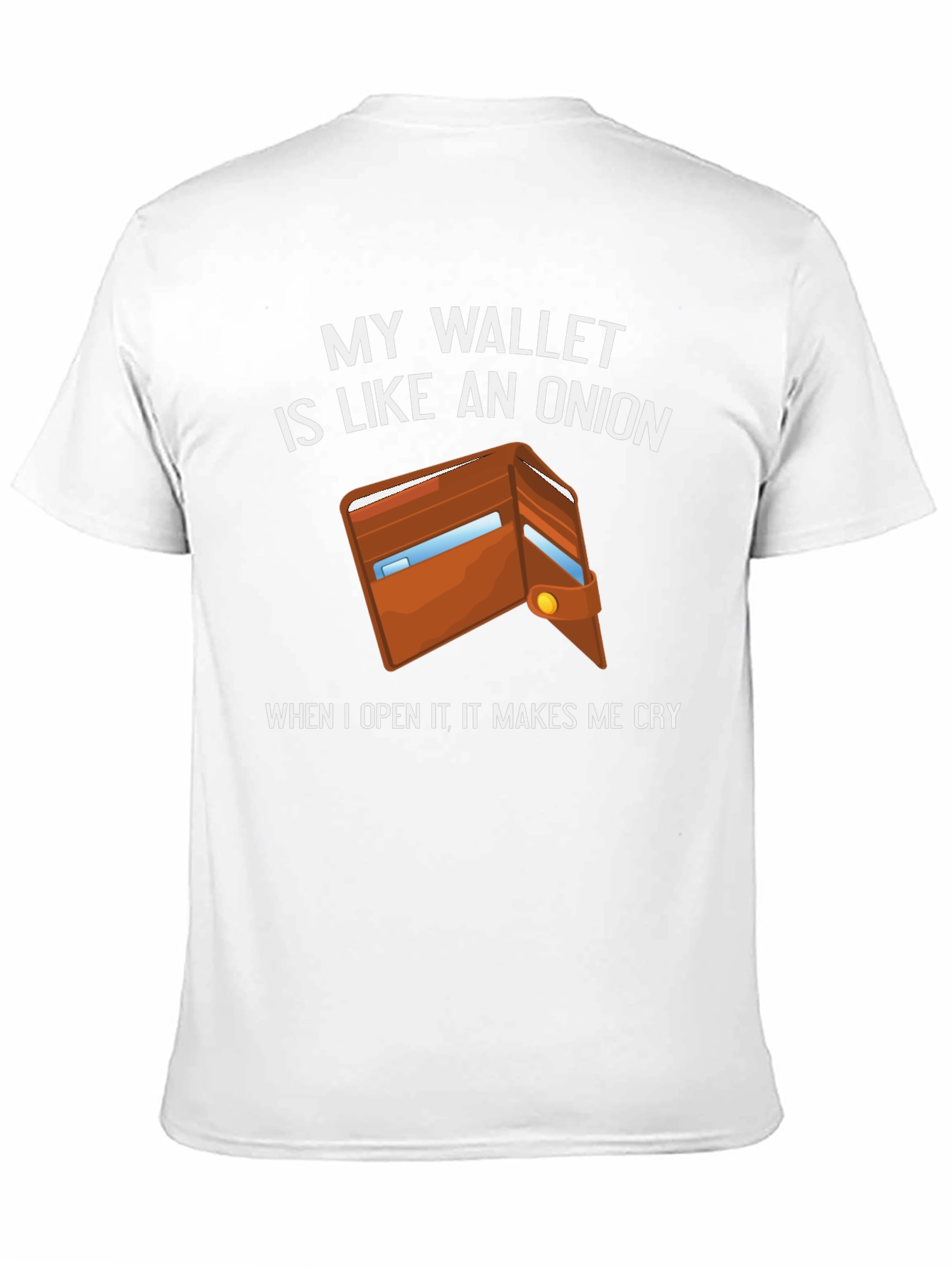 Funny Wallet Onion Graphic T-Shirt