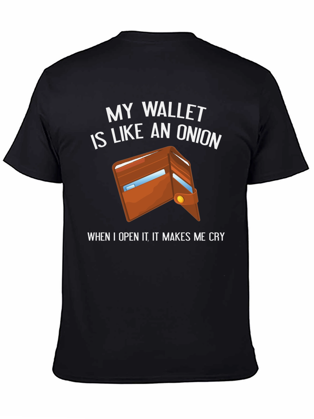 Funny Wallet Onion Graphic T-Shirt