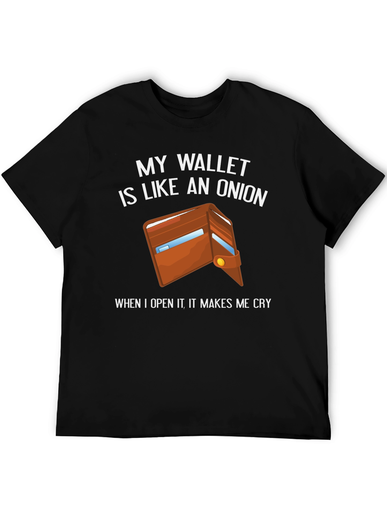Funny Wallet Onion Graphic T-Shirt