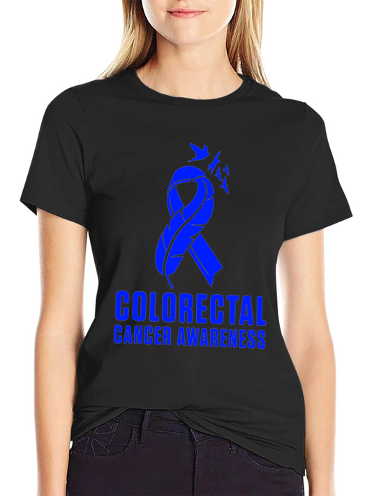 Colorectal Cancer Awareness Ribbon T-Shirt