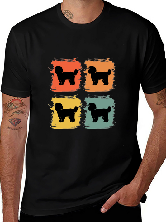 Retro Dog Silhouette T-Shirt