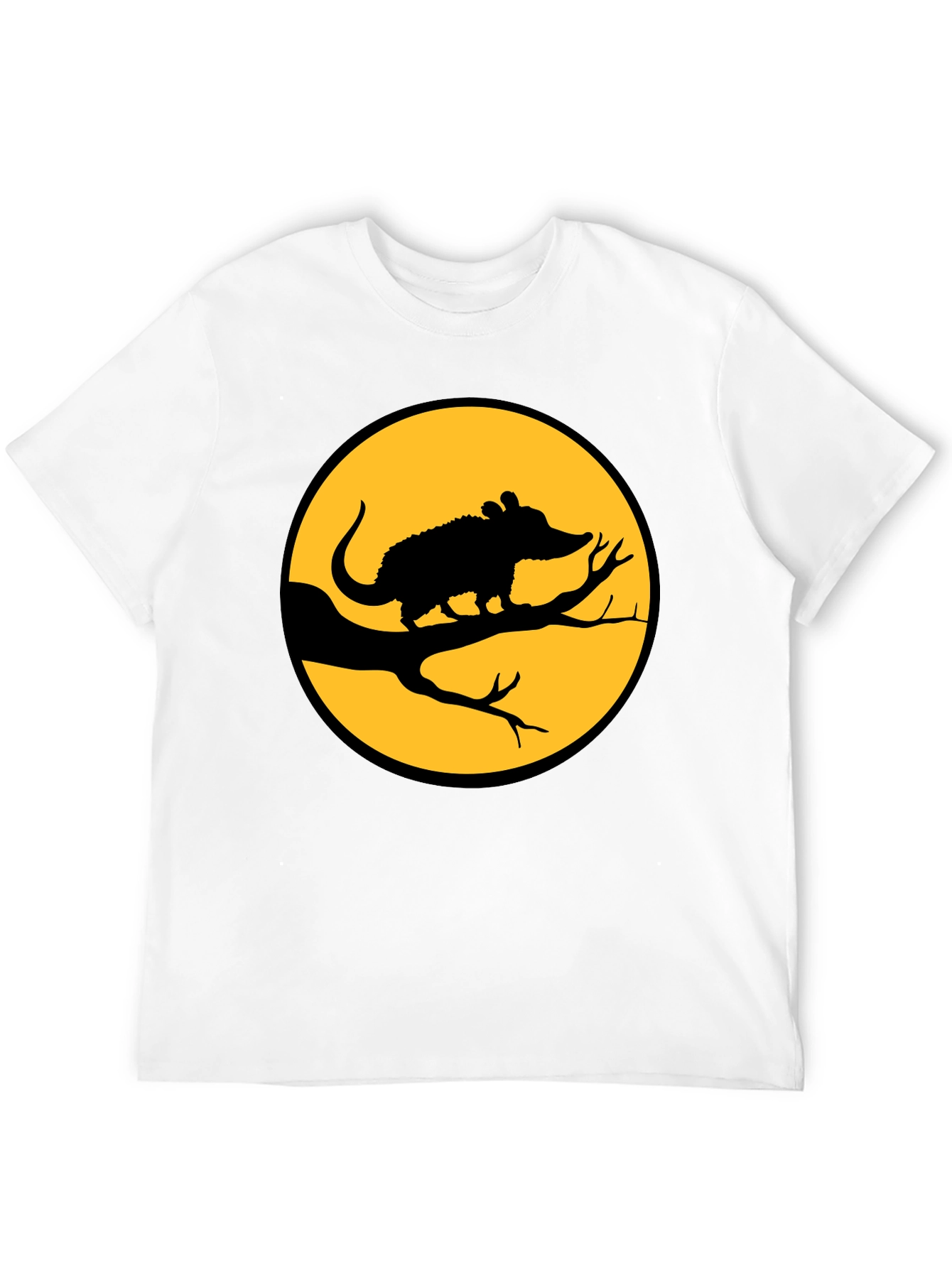 Opossum on Branch T-Shirt - Halloween Tee