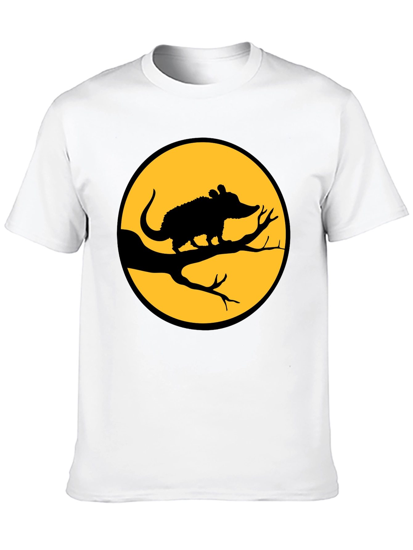 Opossum on Branch T-Shirt - Halloween Tee