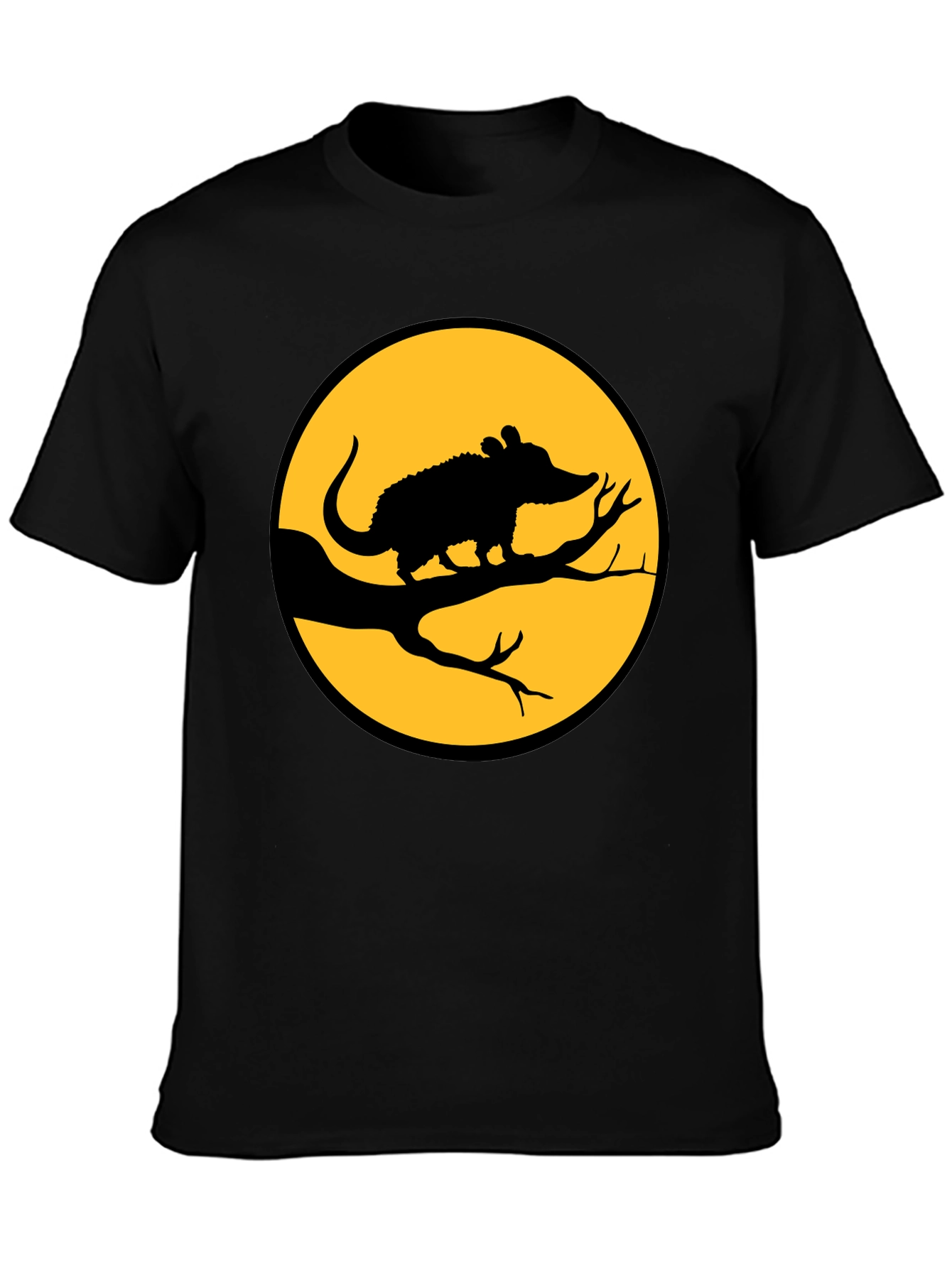 Opossum on Branch T-Shirt - Halloween Tee