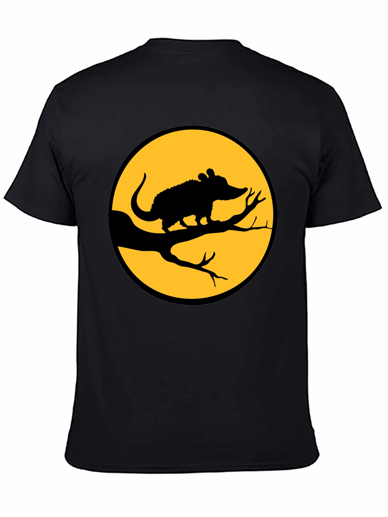 Opossum on Branch T-Shirt - Halloween Tee