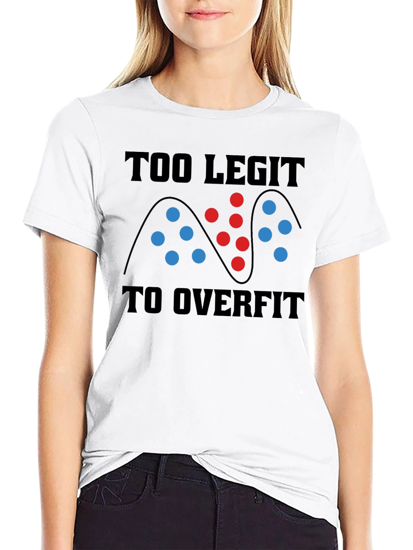 Too Legit to Overfit Black T-Shirt