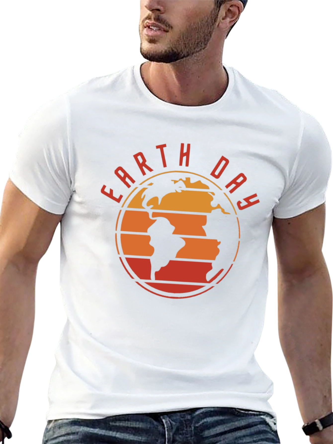Earth Day T-Shirt - Retro Planet Design
