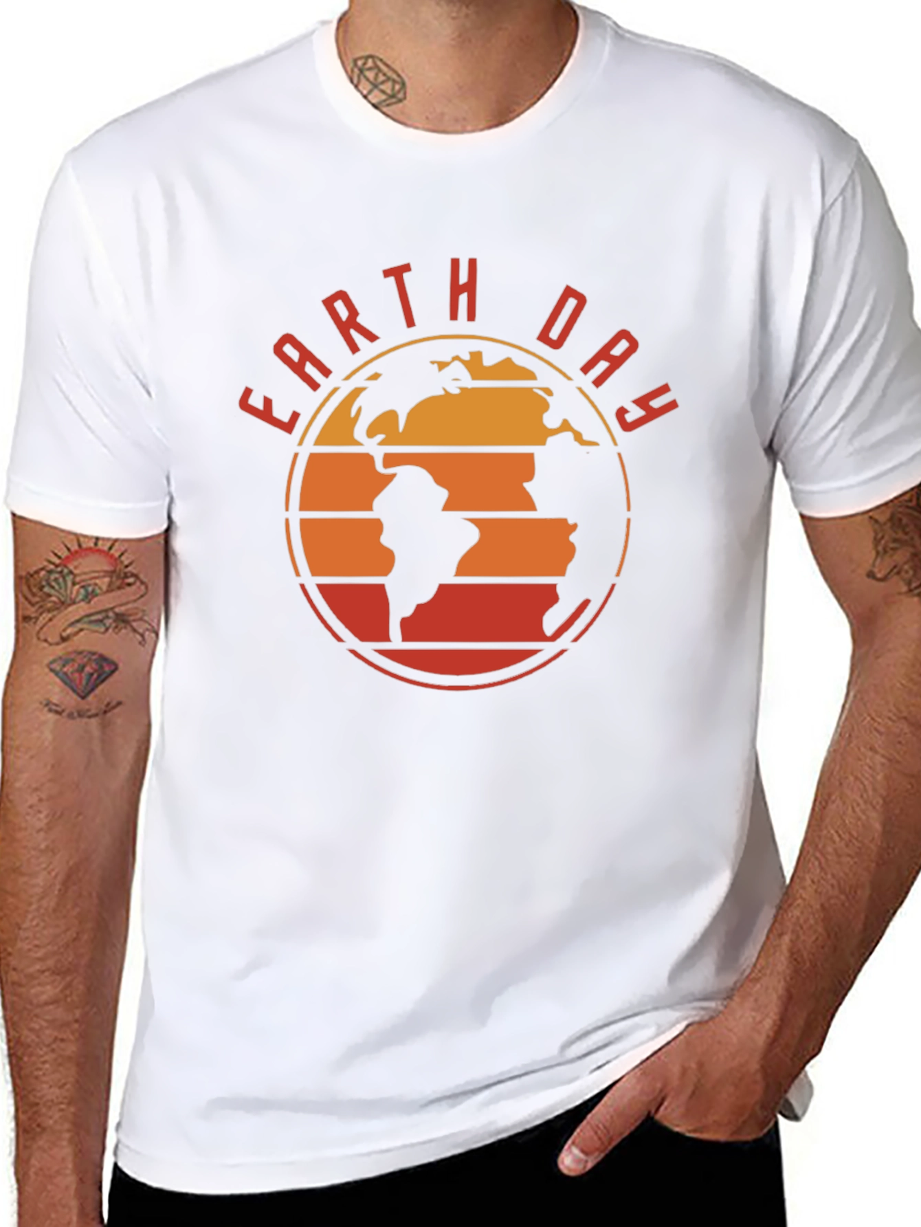 Earth Day T-Shirt - Retro Planet Design