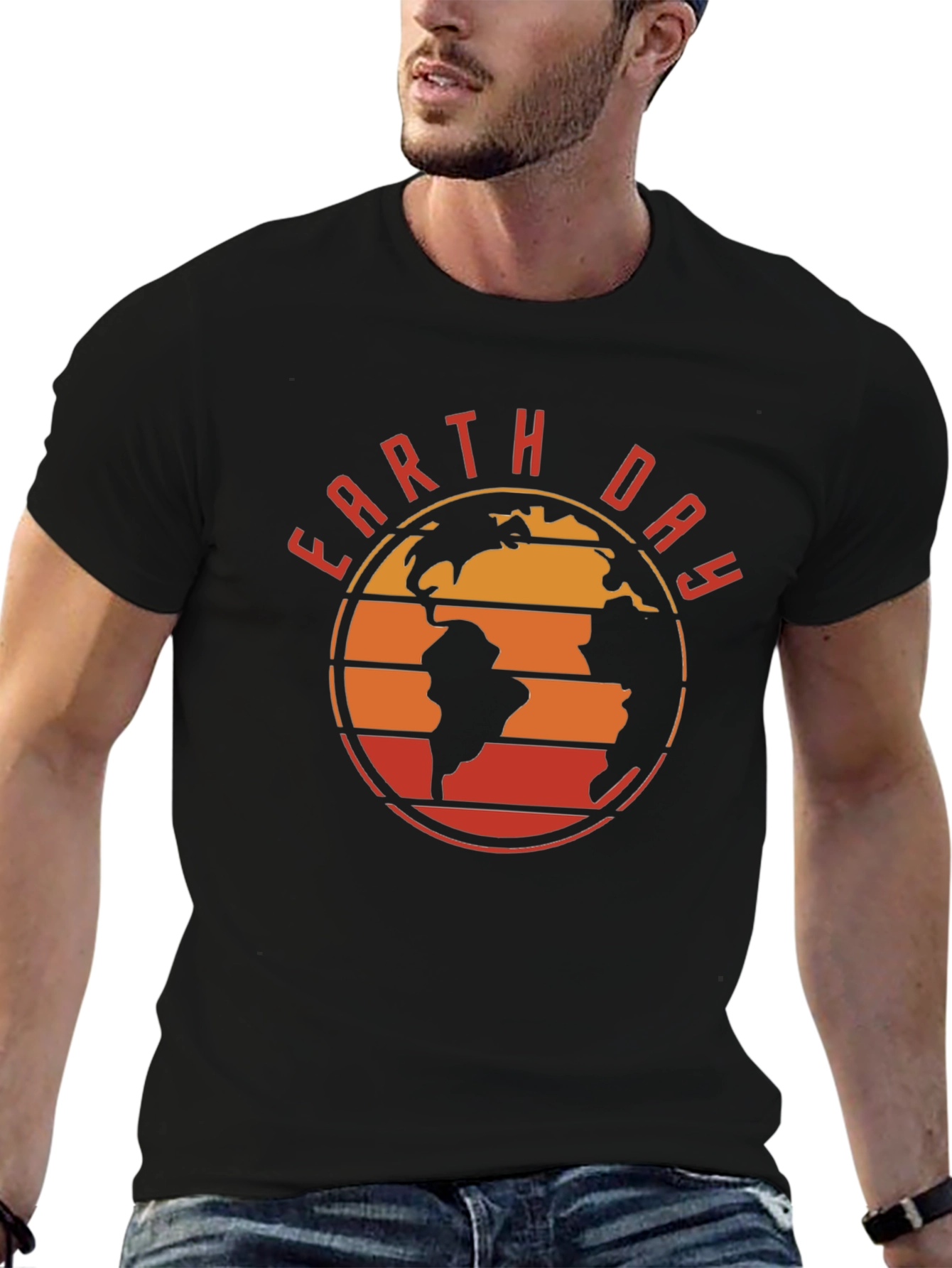 Earth Day T-Shirt - Retro Planet Design
