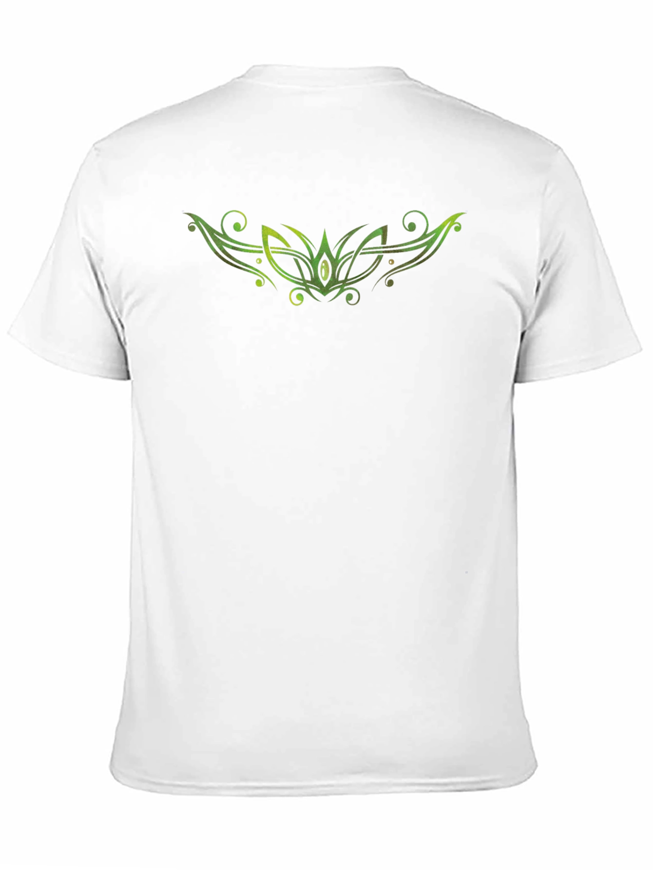 Green Celtic Knot Graphic Black T-Shirt