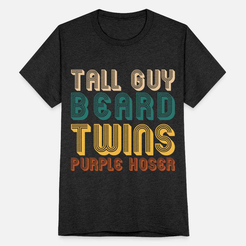 Tall Guy Beard Twins Purple Hoser