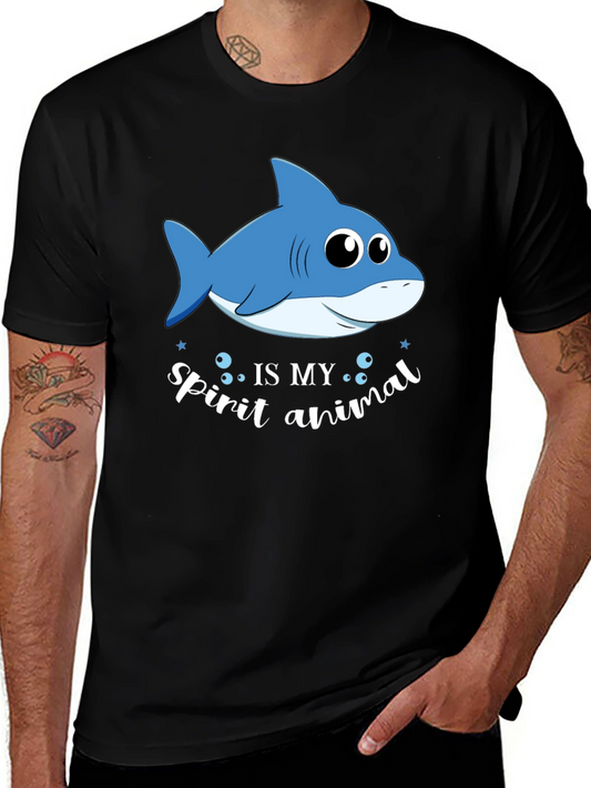 Shark Spirit Animal Graphic T-Shirt