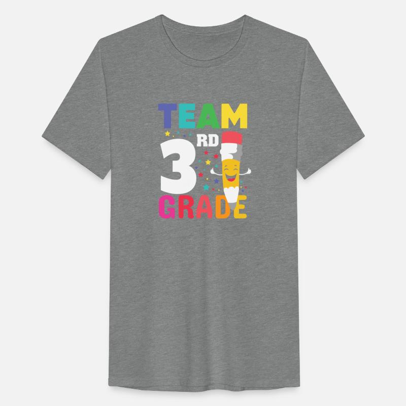 Team 3rd Grade Pencil Back