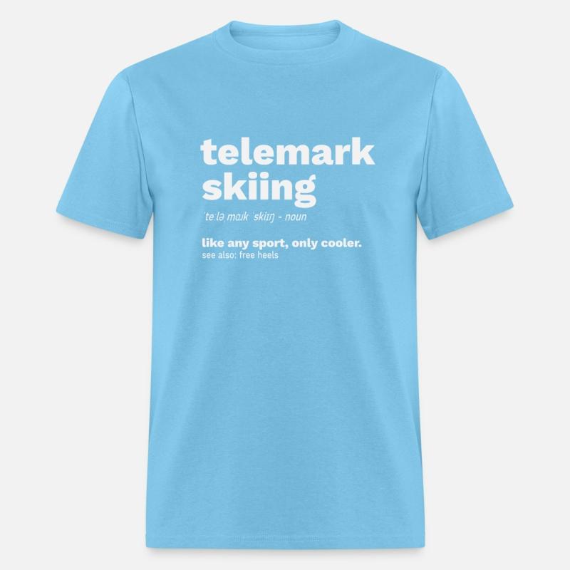 Telemark Uphill Skiing Free Heel Cool Sport Fun