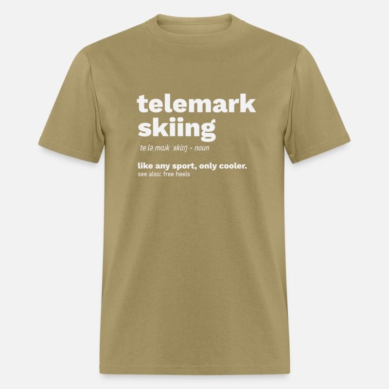 Telemark Uphill Skiing Free Heel Cool Sport Fun