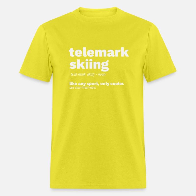 Telemark Uphill Skiing Free Heel Cool Sport Fun