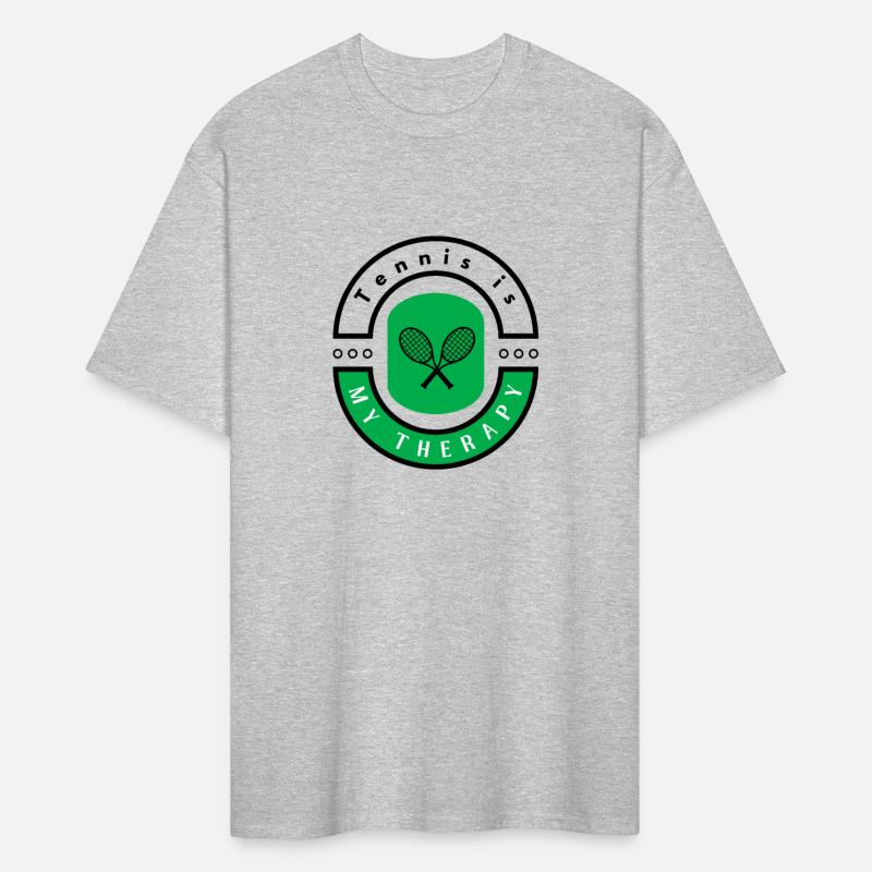 Tennis is my therapy funny motivational design