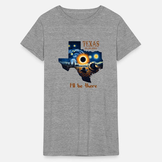 Texas Solar Eclipse I'll Be There Cowboy Style