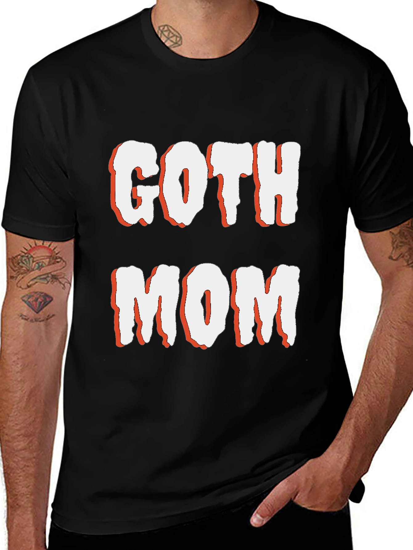 Goth Mom Graphic Tee - Black T-Shirt