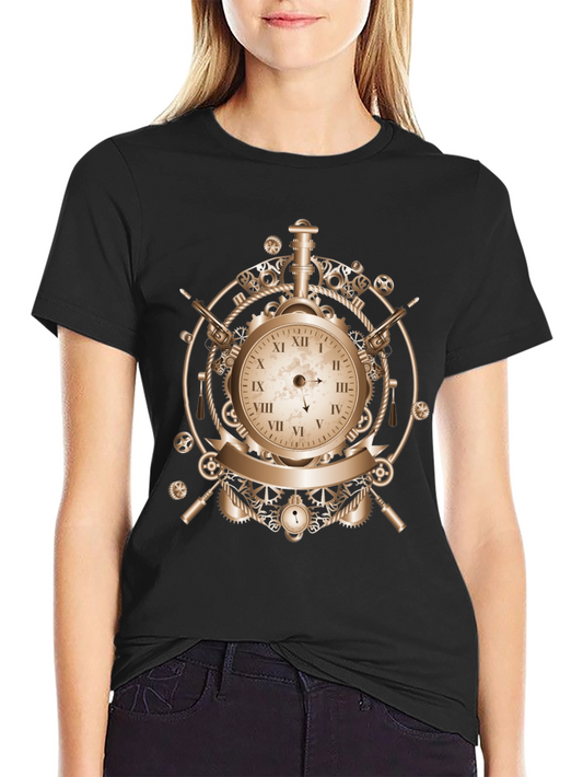 Steampunk Clockwork T-Shirt - Unique Design