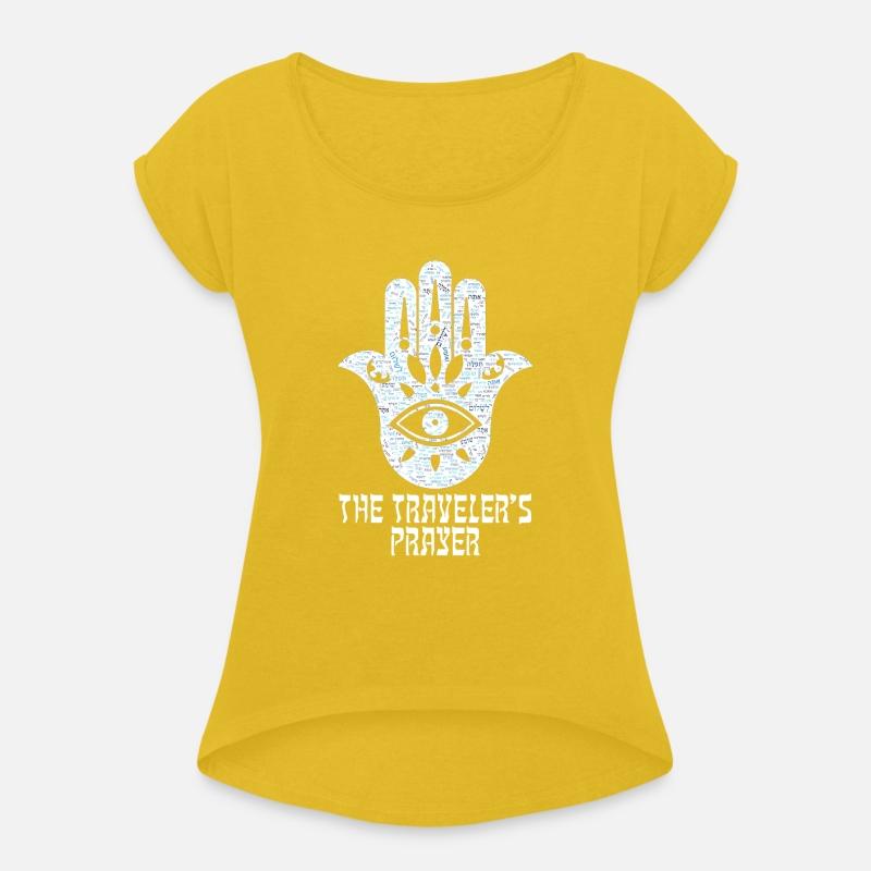 The Traveler's Prayer Hamsa in White