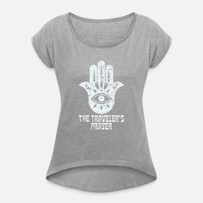 The Traveler's Prayer Hamsa in White