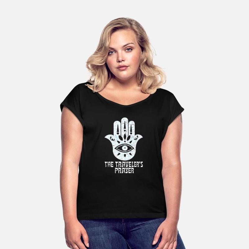 The Traveler's Prayer Hamsa in White