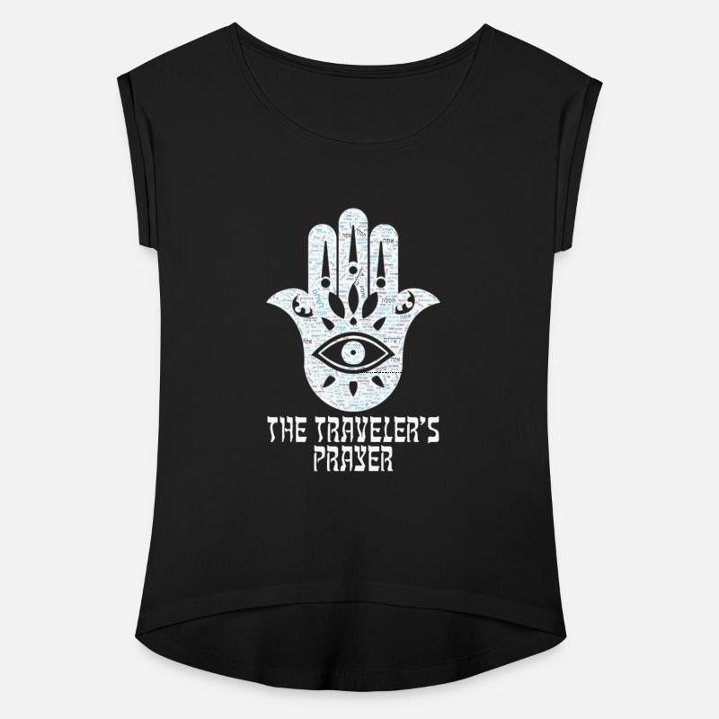 The Traveler's Prayer Hamsa in White