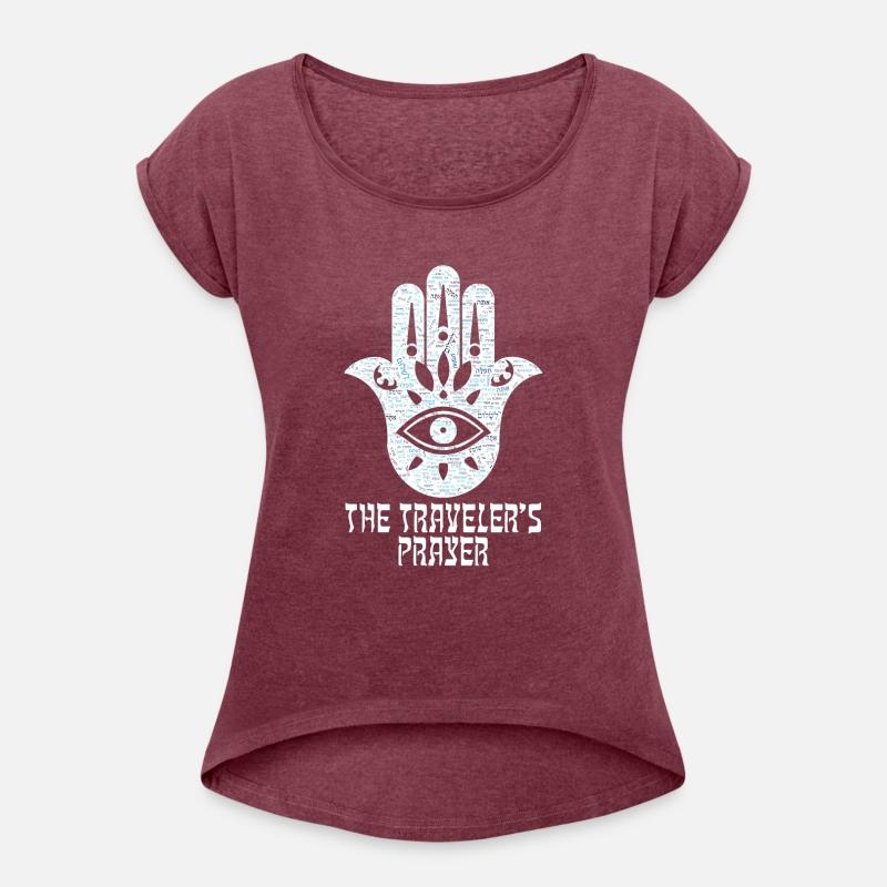 The Traveler's Prayer Hamsa in White